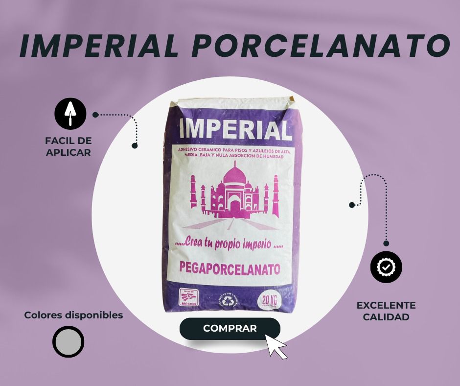 Pegaporcelanato — costal morado 20 kg